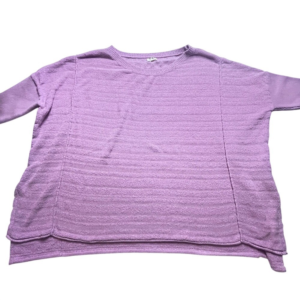 Pilcro Women's M Oversized Lavender Knit Sweater